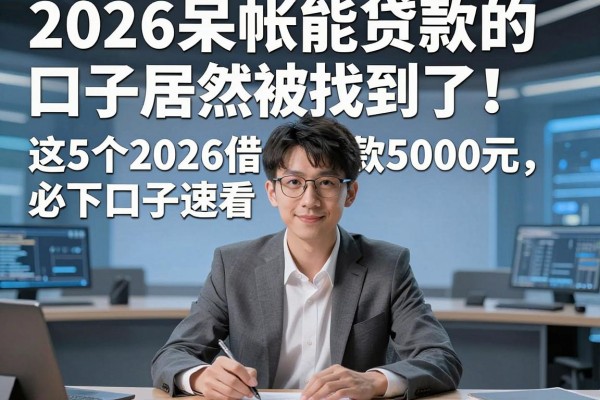 2026呆帐能贷款的口子居然被找到了!这5个2026借款5000元必下口子速看