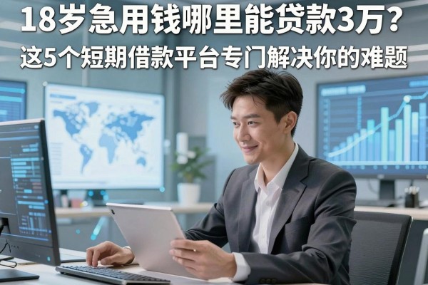 18岁急用钱哪里能贷款3万?这5个短期借款平台专门解决你的难题