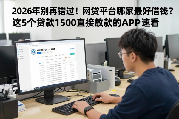 2026年别再错过!网贷平台哪家最好借钱?这5个贷款1500直接放款的APP速看