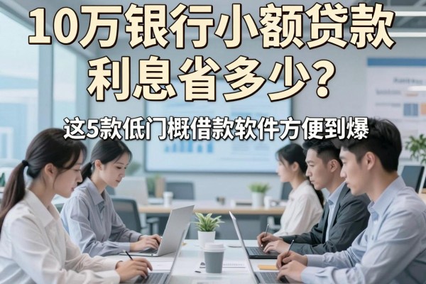 10万银行小额贷款利息省多少？这5款低门槛借款软件方便到爆