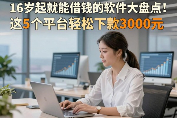 16岁起就能借钱的软件大盘点!这5个平台轻松下款3000元