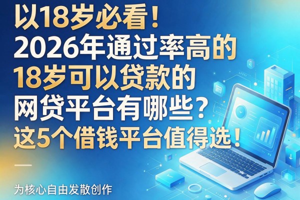 18岁必看！2026年通过率高的18岁可以贷款的网贷平台有哪些？这5个借钱平台值得选！