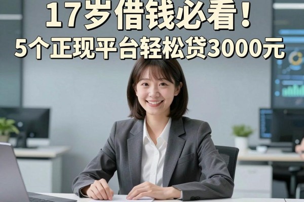 17岁借钱必看!5个正规平台轻松贷3000元,要求不高口子速览