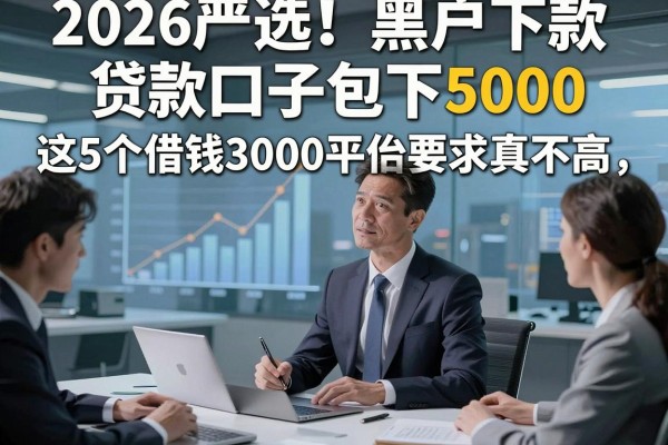 2026严选！黑户下款贷款口子包下5000，这5个借钱3000平台要求真不高