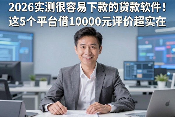 2026实测很容易下款的贷款软件！这5个平台借10000元评价超实在