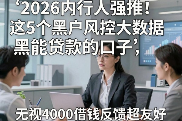 2026内行人强推！这5个黑户风控大数据黑能贷款的口子，无视4000借钱反馈超友好