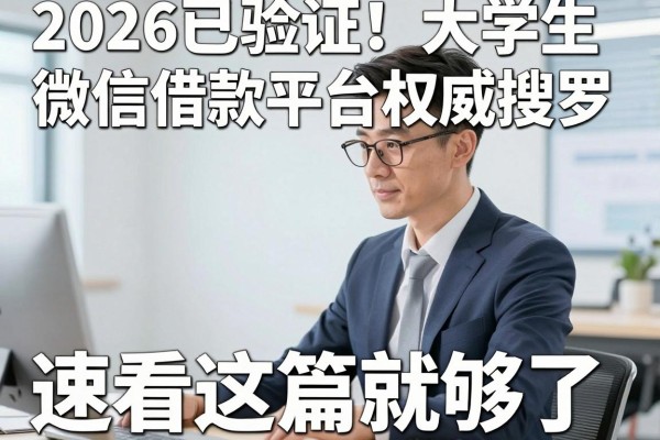 2026已验证！大学生微信借款平台权威搜罗，速看这篇就够了！