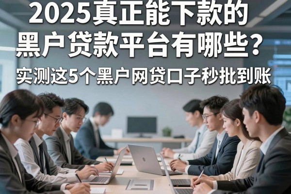 2025真正能下款的黑户贷款平台有哪些？实测这5个黑户网贷口子秒批到账