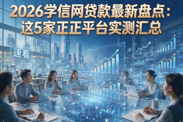 2026学信网贷款最新盘点：这5家正规平台实测汇总，速看！