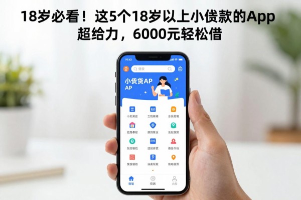 18岁必看!这5个18岁可以小额贷款的app超给力,6000元轻松借