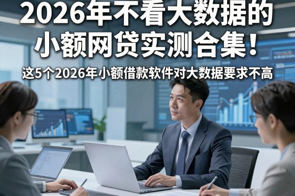 2026年不看大数据的小额网贷实测合集！这5个2026年小额借款软件对大数据要求不高