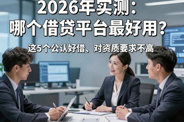 2026年实测:哪个借贷平台最好用?这5个公认好借、对资质要求不高!