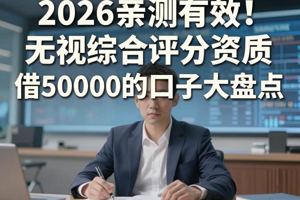 2026亲测有效!无视综合评分资质,借50000的口子大盘点