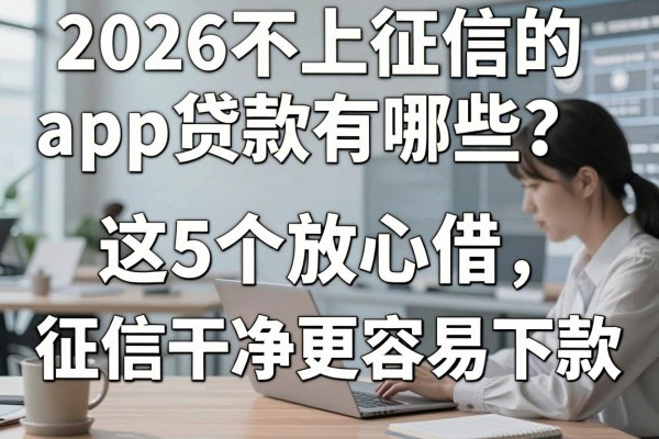 2026不上征信的app贷款有哪些?这5个放心借,征信干净更容易下款
