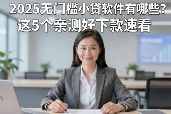 2025无门槛小贷软件有哪些?这5个亲测好下款速看!