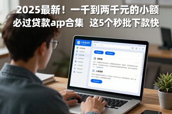 2025最新!一千到两千元的小额必过贷款app合集,这5个秒批下款快