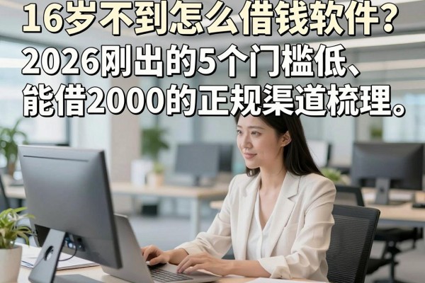 16岁不到怎么借钱软件?2026刚出的5个门槛低、能借2000的正规渠道梳理