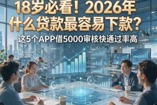 18岁必看！2026年什么贷款最容易下款？这5个APP借5000审核快通过率高