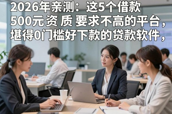 2026年亲测:这5个借款500元资质要求不高的平台,堪称0门槛好下款的贷款软件
