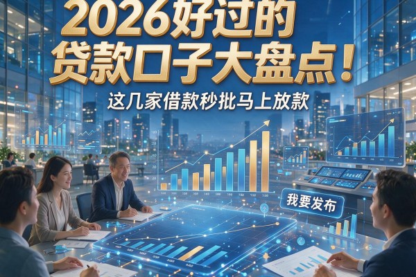 2026好过的贷款口子大盘点！这几家借款秒批马上放款