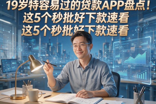 19岁特容易过的贷款APP盘点！这5个秒批好下款速看