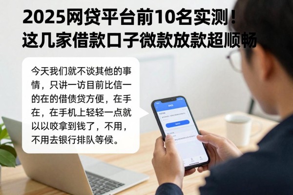 2025网贷平台前10名实测！这几家借款口子微信放款体验超顺畅