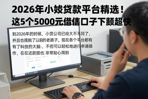 2026年小额贷款平台精选！这5个5000元借款口子下款超快