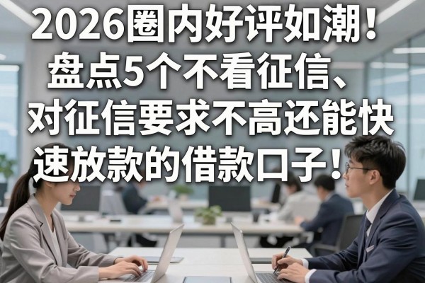 2026圈内好评如潮！盘点5个不看征信、对征信要求不高还能快速放款的借款口子