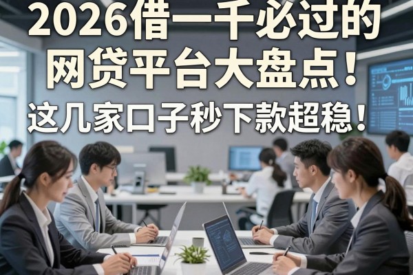 2026借一千必过的网贷平台大盘点!这几家口子秒下款超稳