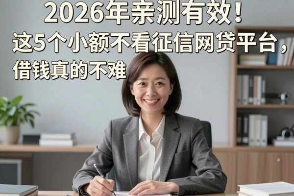 2026年亲测有效!这5个小额不看征信网贷平台,借钱真的不难