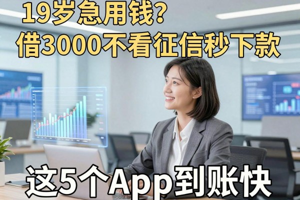 19岁急用钱?借3000不看征信秒下款,这5个APP到账快!