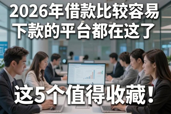2026年借款比较容易下款的平台都在这了,这5个值得收藏!