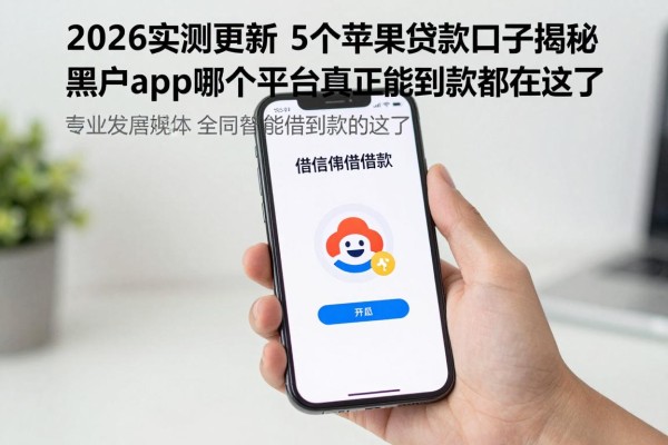 2026实测更新！5个苹果ID贷款口子揭秘，黑户app哪个平台真正能借到款的都在这了