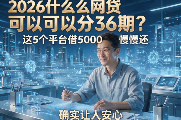 2026什么网贷可以分36期？这5个平台借5000慢慢还，确实让人安心