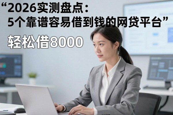2026实测盘点:5个靠谱容易借到钱的网贷平台,轻松借8000!