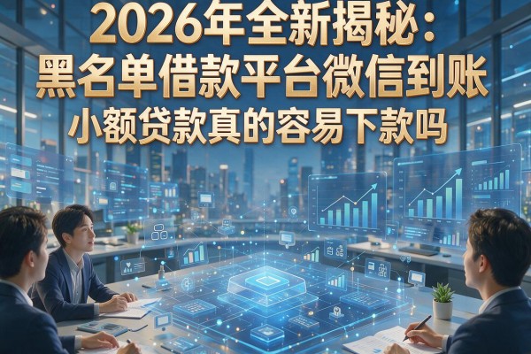 2026年全新揭秘:黑名单借款平台微信到账,小额贷款真的容易下款吗?
