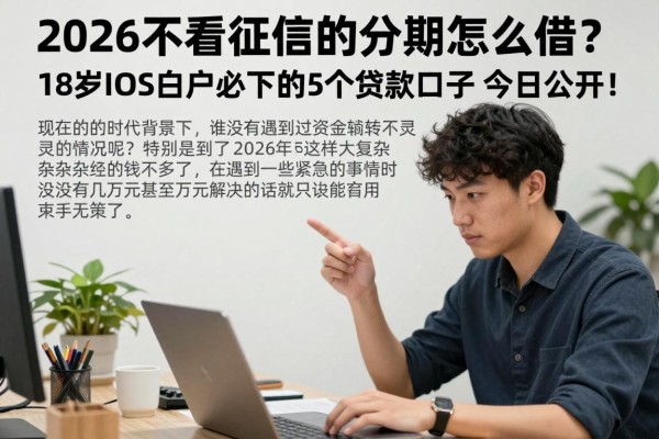 2026不看征信的分期怎么借?18岁iOS白户必下的5个贷款口子今日公开!