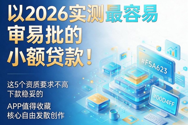 2026实测最容易审批的小额贷款！这5个资质要求不高、下款稳妥的APP值得收藏