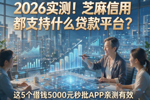 2026实测！芝麻信用都支持什么贷款平台？这5个借钱5000元秒批APP亲测有效
