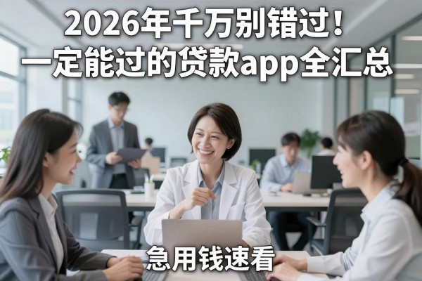 2026年千万别错过！一定能过的贷款app全汇总，急用钱速看