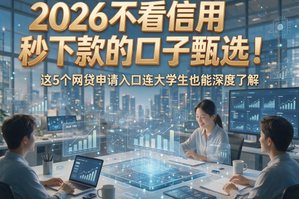 2026不看信用秒下款的口子甄选！这5个网贷申请入口连大学生也能深度了解