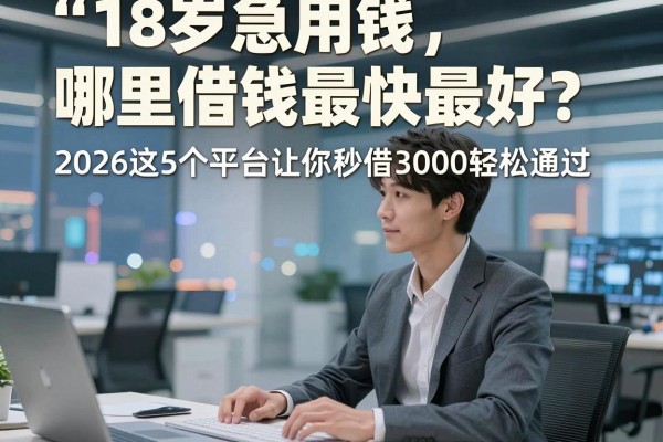 18岁急用钱哪里借钱最快最好?2026这5个平台让你秒借3000轻松通过