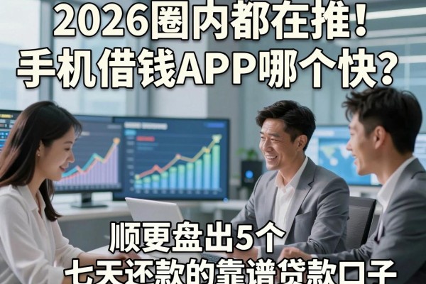 2026圈内都在推!手机借钱APP哪个快?顺便盘出5个七天还款的靠谱贷款口子
