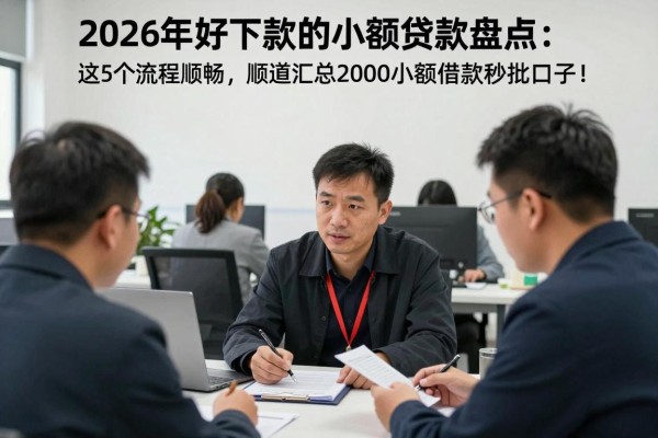 2026年好下款的小额贷款盘点：这5个流程顺畅，顺道汇总2000小额借款秒批口子！
