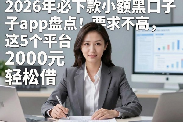 2026年必下款小额黑口子app盘点!这5个平台要求不高,2000元轻松借!