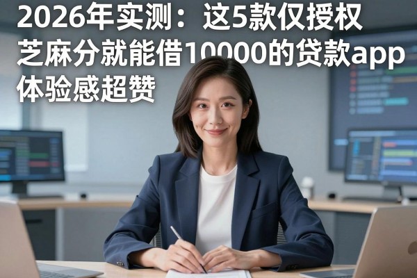 2026年实测:这5款仅授权芝麻分就能借10000的贷款App,体验感超赞!