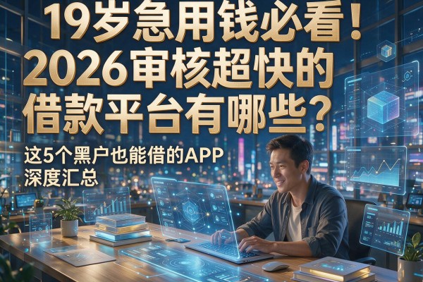 19岁急用钱必看！2026审核超快的借款平台有哪些？这5个黑户也能借的APP深度汇总