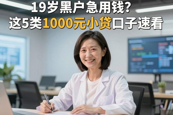 19岁黑户急用钱?这5类1000元小贷口子速看!