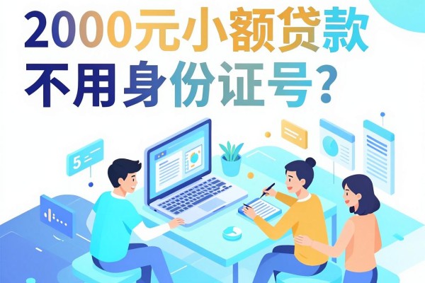 2000元小额贷款不用身份证号?这5个借钱APP对证件要求不高,专业实测必看!