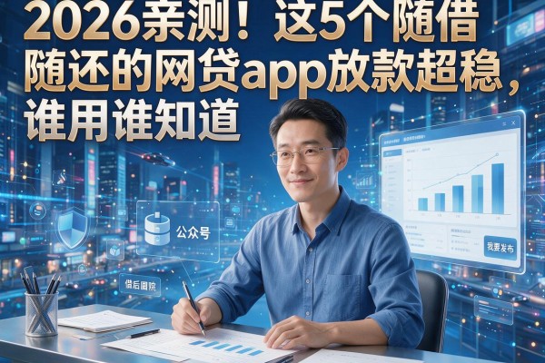 2026亲测！这5个随借随还的网贷app放款超稳，谁用谁知道